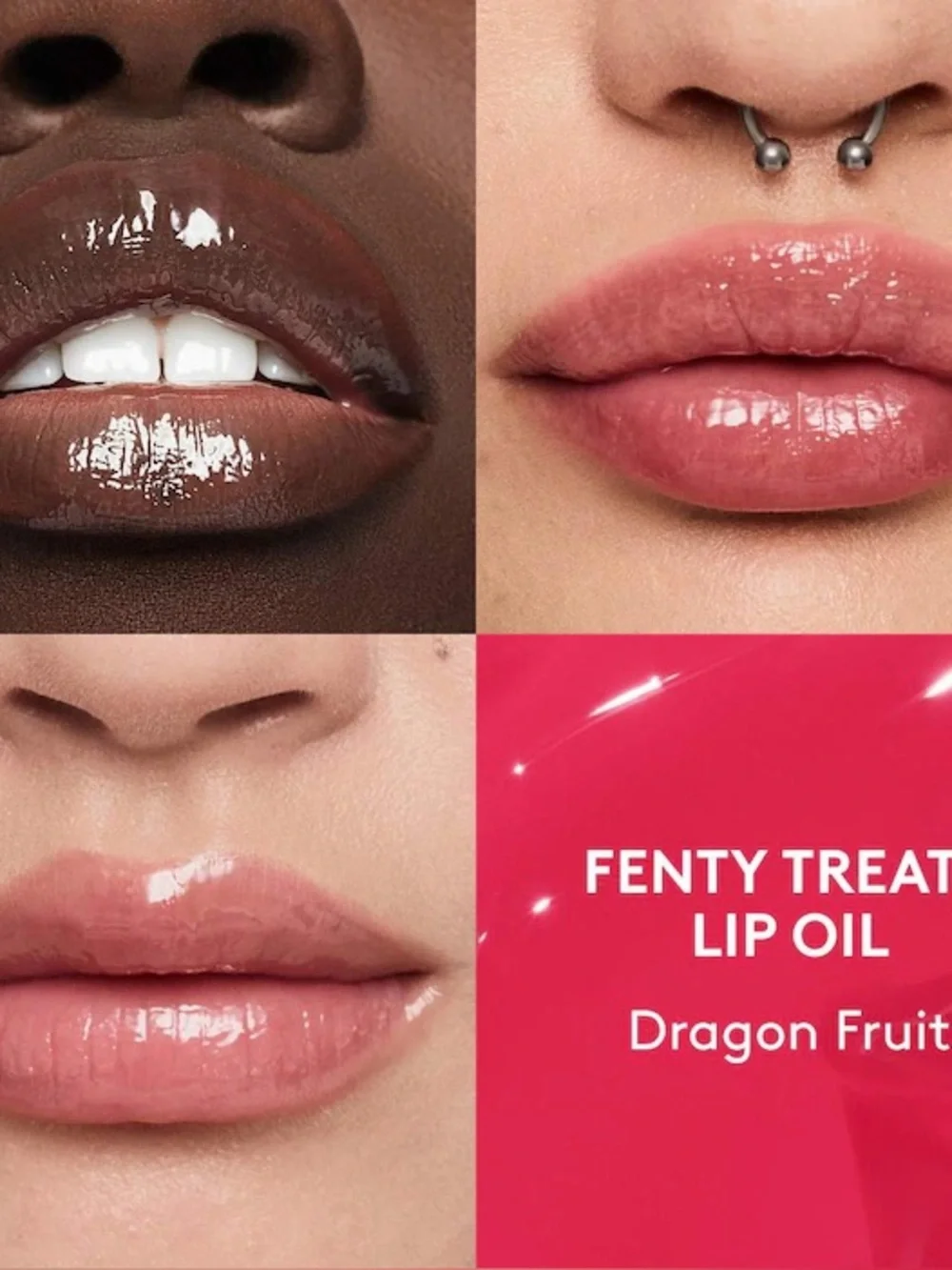 Fenty Treatz Hydrating + Strengthening Lip Oil - Dragon Fruit
